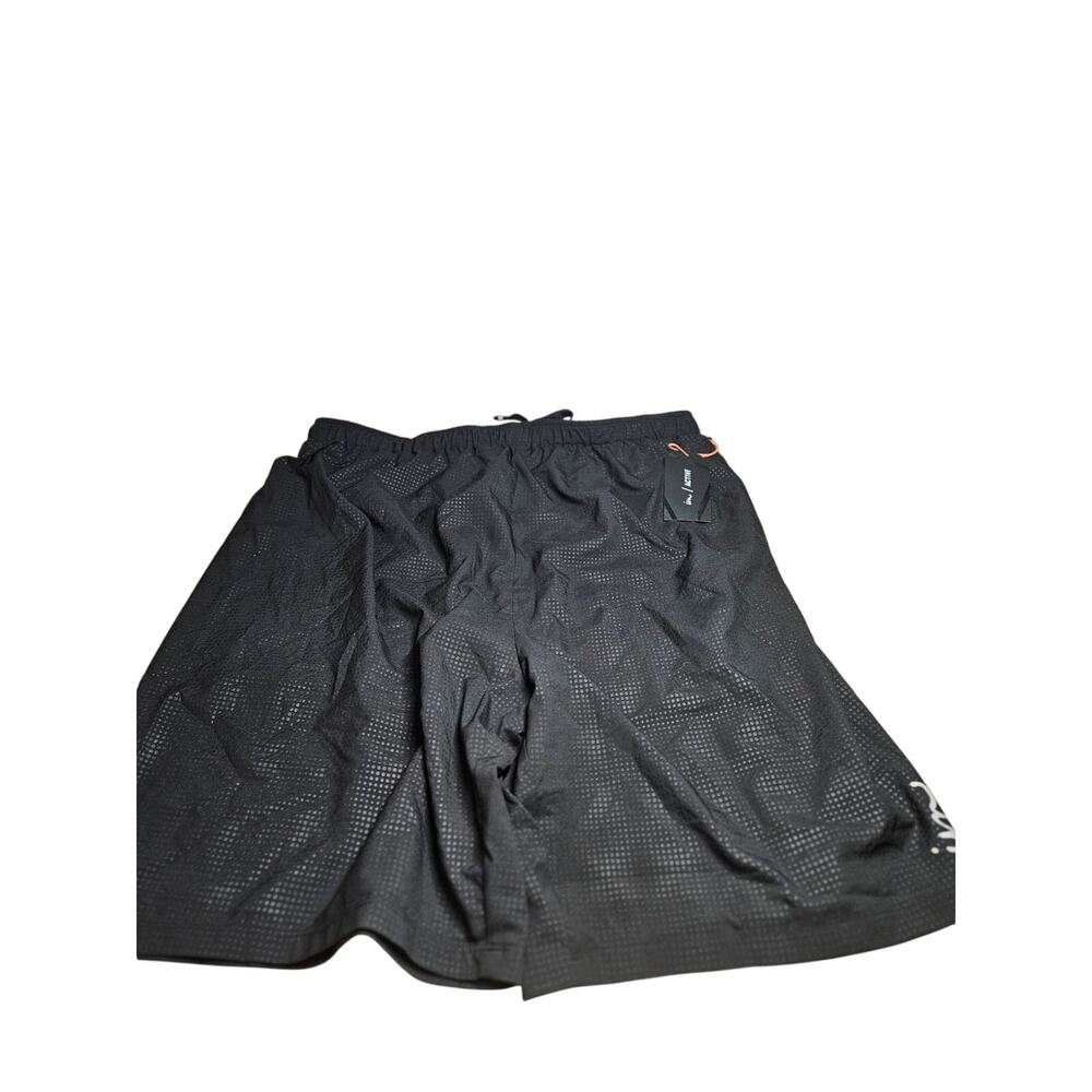 Imperial Motion Mesh Active Lined Shorts Black/Orange Size XXL